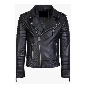 Chaqueta de cuero elegante para hombre con logotipo personalizado 2025 hecha con material de alta calidad disponible a precios razonables OEM - Product Image 5