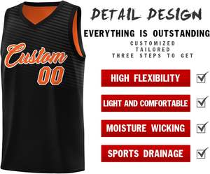 Uniforme vierge de basket-ball de maille de sublimation de broderie sur mesure - Product Image 2