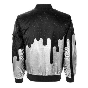 Mono Riders MR-VJ-27 Men's Winter Varsity <b>Jacket</b> <b>with</b> Wool Sleeve <b>Fleece</b> <b>Lining</b> Windproof & Breathable Design - Product Image 3