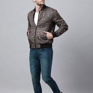 Nouveautés Vente en gros Bomber pour hommes Veste d'hiver Bomber pour jeunes Vêtements décontractés Blouson bombardier à logo personnalisé pour hommes - Product Image 5