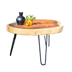 Tables en bois de fer en métal au design classique de style vintage Dernières tendances Taille personnalisée Forme Couleur Utilisations dans la maison Hôtel - Product Image 1