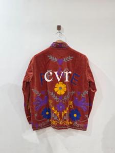 Uzbek Outerwear Hand Embroidered Women's Luxury Coat Handmade Velvet Suzani Eco-Friendly Suzani Velvet Winter <b>Boho</b> for Party We - Product Image 4