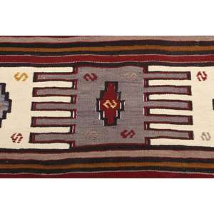 พรมตุรกีโบราณ ขนาดใหญ่ 5.2x9 ฟุต (159x274 ซม.) พรมขนสัตว์เปอร์เซียสีแดง - Product Image 3