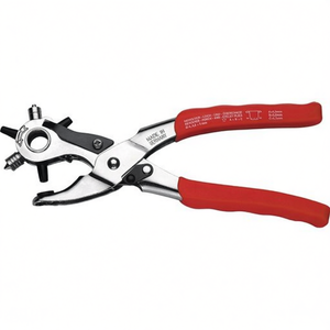 Leather Punch <b>Tools</b>-Revolver Hole and Eyelet Pliers 225 Mm Overall Length Plastic Handle - Product Image 3