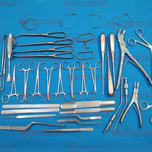 Medoria ชุดผ่าตัดเปิดกะโหลกศีรษะแบบธรรมดา40ชิ้นอุปกรณ์ทางการแพทย์คลาส II - Product Image 4