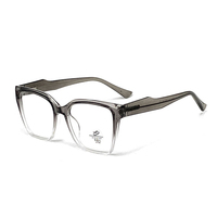 Nouveaux montures de lunettes transparentes oeil de chat pour tous les visages Anti lumière bleue lunettes plates carré grand cadre de lunettes en gros