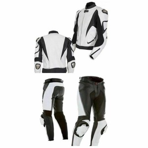 Combinaison de course en cuir respirante personnalisée pour moto, haut de gamme, coupe-vent, imperméable, vêtements de course automobile, imprimé - Product Image 3