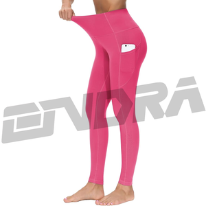 Pantalones de Yoga Rosa Ajustados para Mujer, Cintura Alta, Elásticos, Leggings Deportivos, Ropa Deportiva Moldeadora, Tendencia, Comodidad, Ajuste ProFlex - Product Image 2