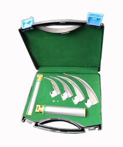 Cao cấp thép nhựa kim loại hướng dẫn sử dụng laryngoscope MAC + Miller Set EMT gây mê Đặt nội khí quản Kit - Product Image 2