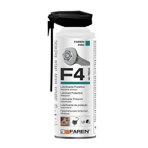 Spray Lubrificante Multiuso F4 con Diffusore Lungo 400ml (Faren 974SDESPPT) - Product Image 1