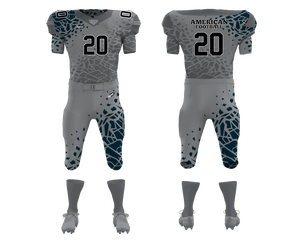 Uniforme de Football américain pour jeunes à séchage rapide à manches courtes en polyester ensemble de maillots sublimés paquet en vrac pour hommes disponible - Product Image 4