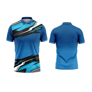 Faites votre propre conception et Logo Cricket Jersey 2025 nouveauté col rabattu Cricket t-shirt pour l'entraînement - Product Image 6