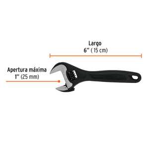 Chiave regolabile azzurrata professionale da 6 pollici (parrocchetto), esperto - Product Image 4