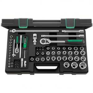 Stahlwille <b>TORX</b> Assortment 1/4 and 1/2'' Square <b>Socket</b> 63-Piece <b>Set</b> - Product Image 2