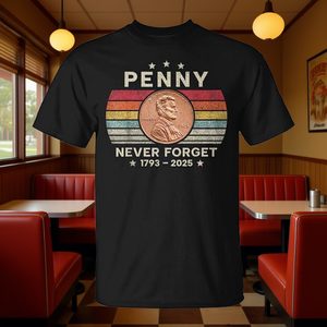 Camiseta Retro con Diseño de Moneda de Centavo Estadounidense 1793-2025, Estilo Vintage, Ropa Promocional - Product Image 3