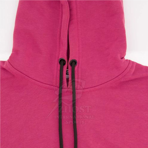 Conjunto Deportivo Informal Transpirable de Algodón 100% para Mujer, Sudadera con Capucha y Pantalones Deportivos de Invierno, Color Rosa, Embalaje Personalizado OEM, 6XL - Product Image 3