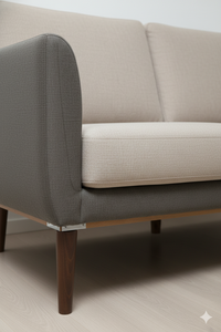 ขาเฟอร์นิเจอร์ไม้ยางพาราเรียวยาว12ซม. ทันสมัยสำหรับเตียงโซฟาและตู้ติดตั้งง่ายห้องนั่งเล่นห้องนอน - Product Image 6