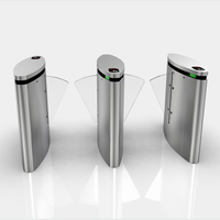 Porte électronique de déflecteur de tourniquet de barrière d'oscillation de sécurité de lecteur de cartes de RFID