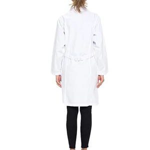 Blouse de laboratoire blanche élégante pour médecin, en coton et polyester, pour les sciences médicales, les femmes médecins, les infirmières, les blouses de laboratoire - Product Image 3