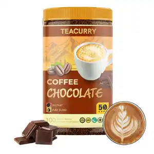 Chocolate Instant Coffee - Premium Arabica Roasted Beans Coffee Powder - No Artificial Flavor