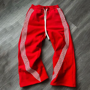 OEM Custom Puffer Acid Wash Flared Heavyweight <b>Oversized</b> <b>Sweatpants</b> Graphic <b>Sweatpants</b> - Product Image 6