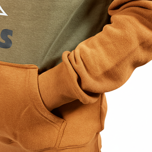 Sweat à capuche en molleton de coton, chaud pour l'hiver, surdimensionné, avec poche kangourou, motif uni et logo personnalisé, sweat-shirts basiques - Product Image 6