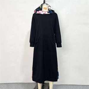 Ultra Warm Winter Fleece Abaya <b>Hoodie</b> <b>for</b> <b>Women</b> Featuring a Thick Hooded Sweatshirt with Soft Lining Loose-Fit Stylish Islamic - Product Image 4