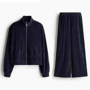 Direct Factory Rate <b>Women</b> <b>Fleece</b> Tracksuit Two Piece Outfit Soft Warm Fabric Fit Long Sleeve <b>Top</b> And Matching Pants <b>For</b> <b>Women</b> - Product Image 1