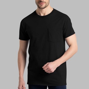 Concevez votre propre marque personnalisée T-shirt à manches courtes motif vintage tricoté 100% coton doux qualité de base T-shirts lourds - Product Image 1