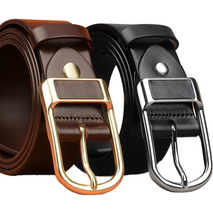เข็มขัดหนังคุณภาพสูงสำหรับผู้ชาย หัวเข็มขัดโลหะผสมทรงสี่เหลี่ยม ปรับความยาวได้ พร้อมลายพิมพ์ตามสั่ง - Product Image 4
