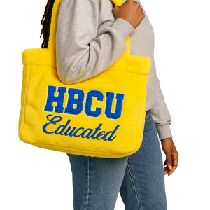 Hbcu Giáo Dục Vàng sgrho lông Tote Túi Sigma Gamma rho mờ ví sang trọng Chenille thêu Hy Lạp sorority thần thánh chín Túi xách - Product Image 3