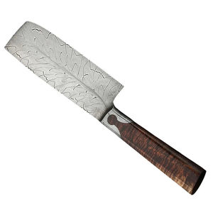 Cuchillo de Chef Burraq Personalizado Hecho a Mano de Acero Inoxidable, Cuchillo Multifuncional con Funda de Madera, OEM/ODM Disponible, para Uso en la Cocina, 10 Pulgadas - Product Image 1