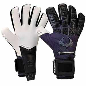 Guantes de portero de cuero Premium de alta calidad personalizables ajuste personalizado al por mayor agarre de látex de fútbol impermeable dedo completo - Product Image 3