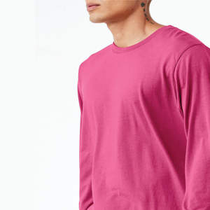 Camiseta de Jersey de manga larga unisex-Berry, 100% algodón Airlume, 4,2 oz - Product Image 5