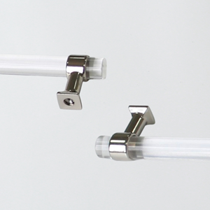 Tirador de gabinete de aleación de zinc acrílico transparente moderno para cocina, baño, comedor, armario y cajón de muebles - Product Image 2