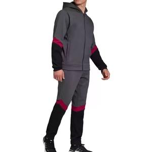 Chándal cómodo unisex de 2 piezas para invierno, Sudadera con capucha ecológica, pantalones de chándal y pantalones cargo, conjuntos para correr - Product Image 4