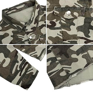 Veste en jean camouflage pour femme de haute qualité, personnalisée, en gros, hiver 2025, vêtements d'extérieur élégants pour tous les jours - Product Image 4