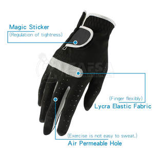 2025 Logo personnalisable Gants de golf en cuir véritable de haute qualité pour le sport - Product Image 3