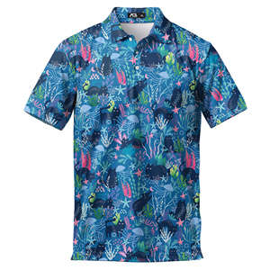 Camisa Polo Logotipo personalizado Impresión de logotipo Diseño Spandex Poliéster Sublimación Tallas grandes Camisas de hombre - Product Image 5