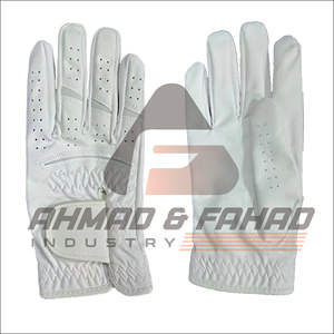 Guantes de golf de cuero blanco Cabretta para hombre, empuñaduras deportivas de secado rápido, suave, transpirable, mano izquierda y derecha, el envío más rápido de la historia - Product Image 1