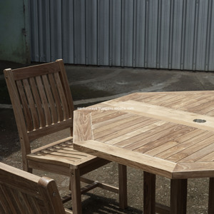 Butterfly 47" Octagonal Folding <b>Table</b> Teak Garden Outdoor Furniture Indonesia Vietnam China Custom Fine Quality Cheap Price - Product Image 3