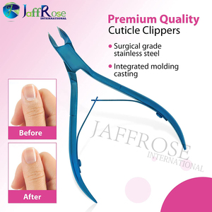 Pinces à cuticules-coupe-ongles-coupe-cuticules pointus-dissolvant de cuticules professionnel en acier inoxydable pédicure manucure-Anti rouille - Product Image 3