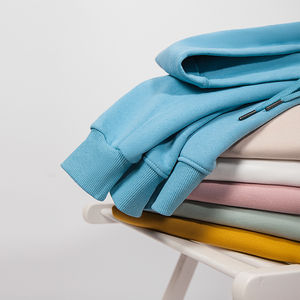 Sudadera con Capucha Corta de Forro Polar para Mujer, con Cordón Ajustable, Manga Larga, 100% Algodón, Personalizable - Product Image 5