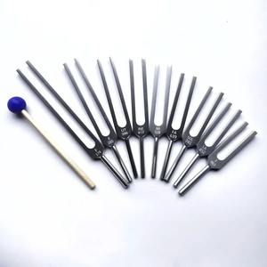 Aleación de aluminio Chakra Tuning Fork Set 174Hz-963Hz Manual Sound Healing Yoga Meditación Instrumento de musicoterapia - Product Image 3