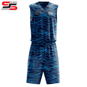 Uniforme de basket-ball nouveau design à bas quantité minimale de commande Offre Spéciale ensemble d'uniformes de basket-ball bon marché de bonne qualité - Product Image 1