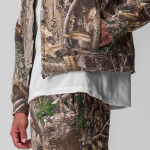 Sweat à capuche zippé en molleton personnalisé avec longue doublure en peluche, chaud et confortable, imprimé, tenue décontracté, sweats à capuche pour hommes - Product Image 6