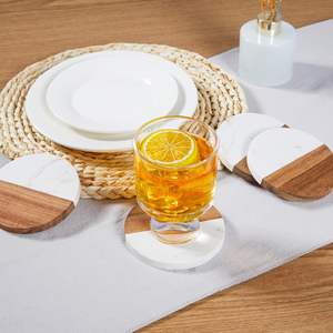 Classic <b>Ceramic</b> <b>Coasters</b> Set of 4-Durable & Eco-Friendly Tabletop Protection - Product Image 4