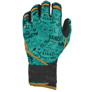 Custom Leather Baseball <b>Batting</b> Gloves | 3D Printing | Lightweight Laced Closure | Anti-Slip Durable Breathable Design | High - Product Image 5