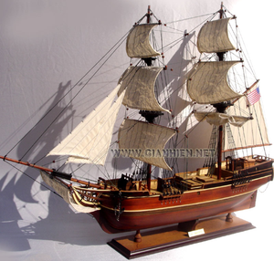 TALL SHIP LADY WASHINGTONN / <b>WOODEN</b> MODEL BOATS / HANDICRAFT SHIP MODEL - Product Image 1