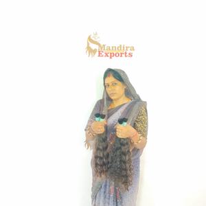 Cuticule alignée vierge noir bouclé en vrac temple vietnamien extensions de cheveux humains bon marché brut non traité style vague cheveux humains - Product Image 1